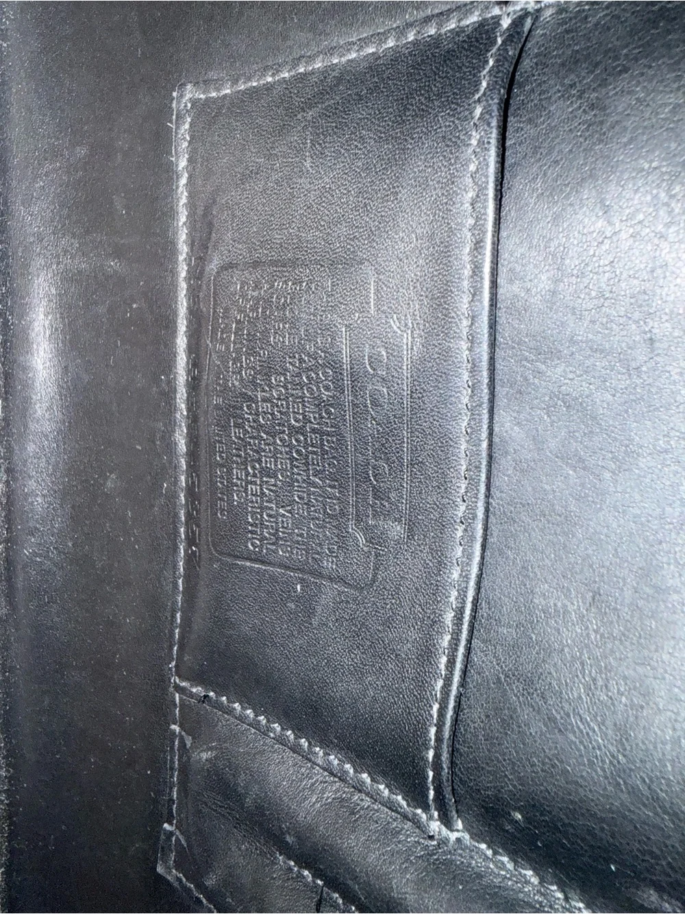 Vintage Coach leather briefcase